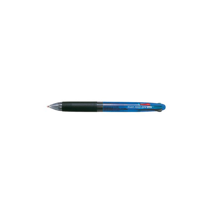 PILOT Stylo à bille 4 couleurs FEED GP4, corps: noir