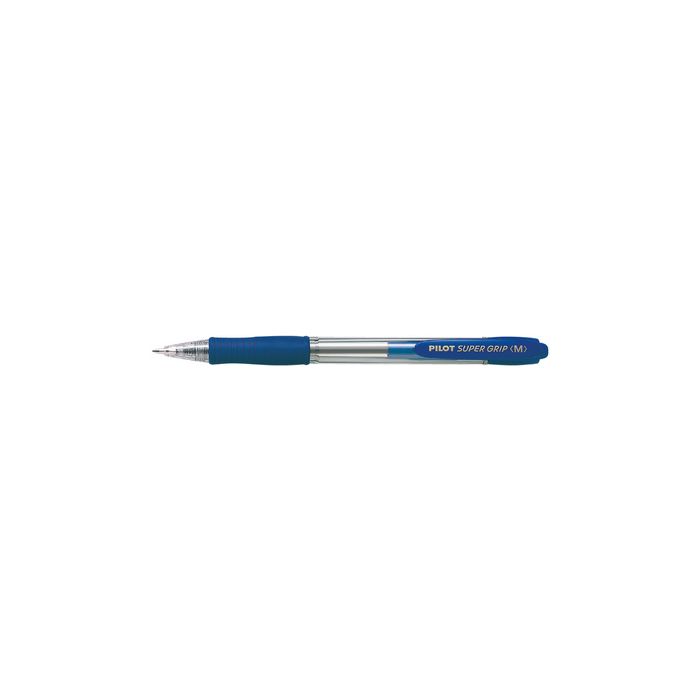 PILOT Stylo à bille rétractable SUPER GRIP F, bleu