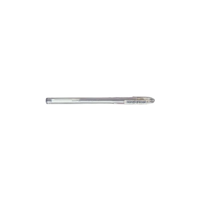 PILOT Stylo roller à encre gel G-1 Métal, argent