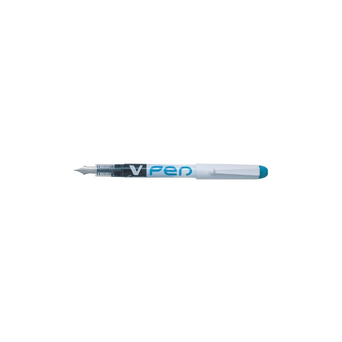 PILOT Stylo plume V-Pen effaçable, bleu canard
