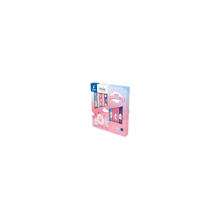 PILOT Stylo roller FRIXION BALL 07 Fancy Winter, wallet de 6