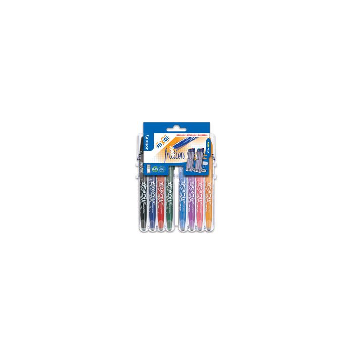 PILOT Stylo roller FRIXION BALL 07 Set2Go, étui de 8