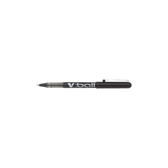 PILOT Stylo roller V Ball VB 5, pointe métal, noir