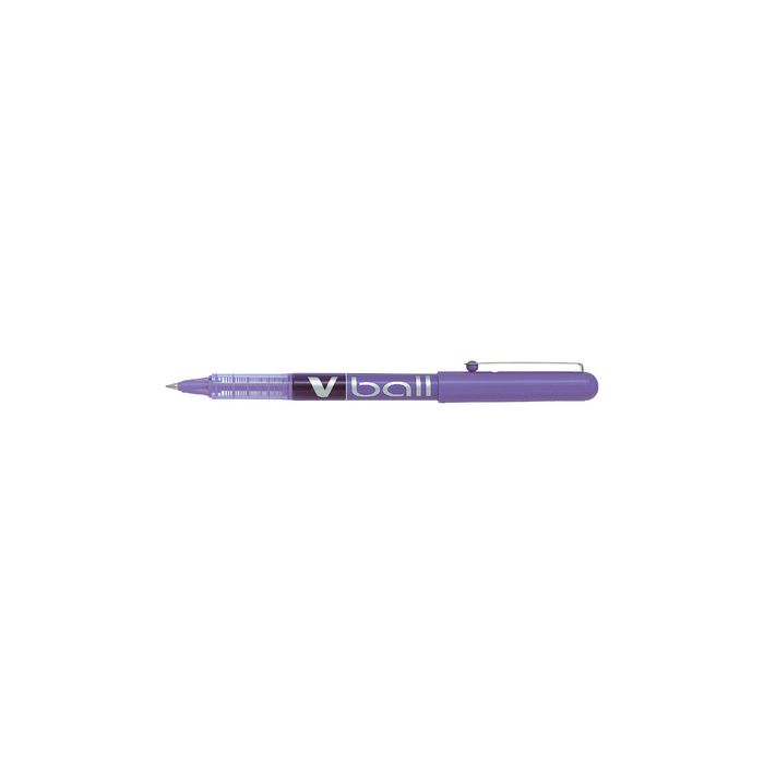 PILOT Stylo roller V Ball VB 5, pointe métal, violet