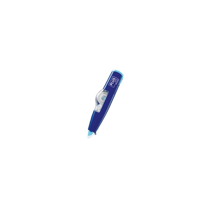 PLUS JAPAN Rouleau correcteur rechargeable "MR", bleu