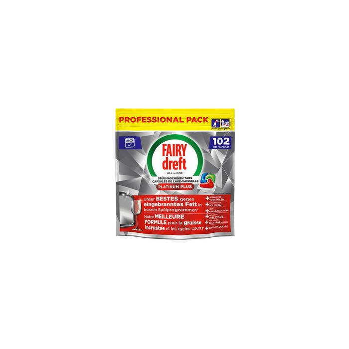 P&G Professional FAIRY Capsules lave-vaisselle Platinum Plus