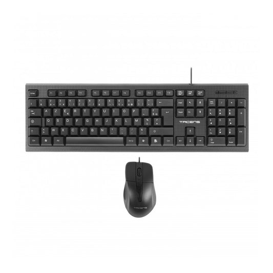 Pack 2en1 (Clavier/Souris) Anima ACP0 (Noir)