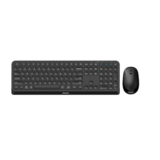 Pack 2en1 (Clavier/Souris) sans fil Philips Duo 4000-19 (Noir)