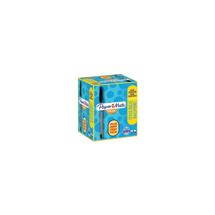 Paper:Mate Stylo à bille InkJoy 100, Value pack, noir