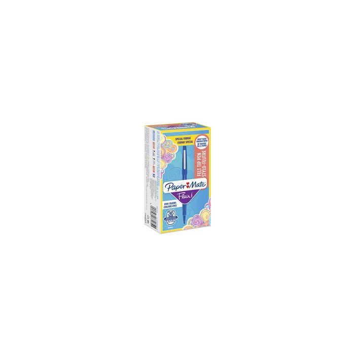 Paper:Mate Stylo feutre Flair Original, Value Pack, bleu