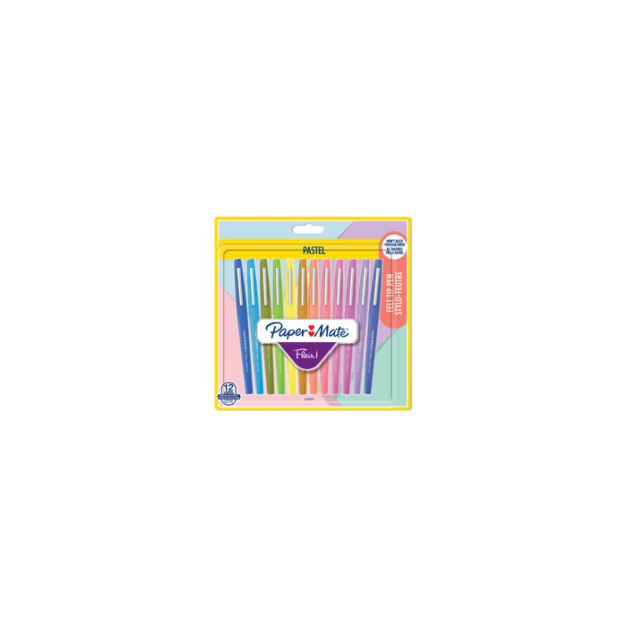 Paper:Mate Stylo feutre Flair PASTELL, blister de 12