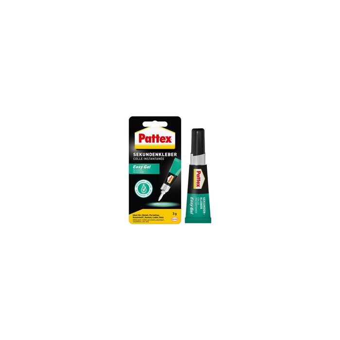 Pattex Colle instantanée Easy Gel, tube de 3 g,