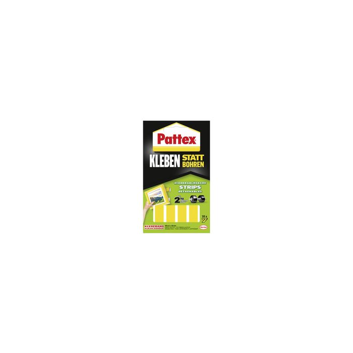 Pattex Pastilles adhésives pour montage, détachables, jaune