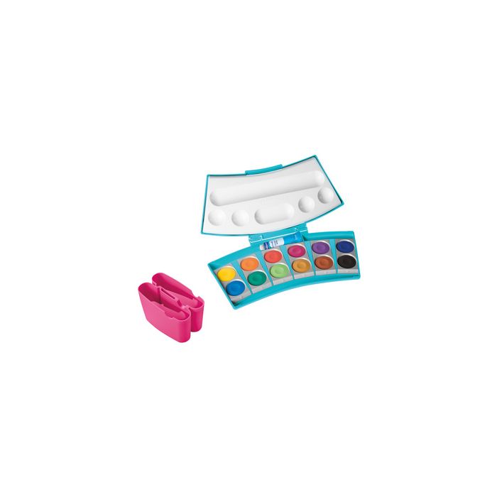 Pelikan Boîte de peinture ProColor 735, 12 couleurs