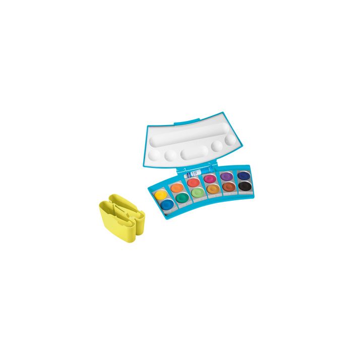 Pelikan Boîte de peinture ProColor 735, 12 couleurs