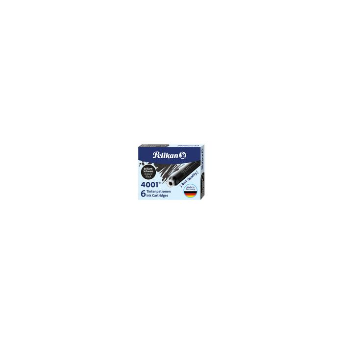 Pelikan Cartouches d'encre 4001 TP/6, marron-brillant