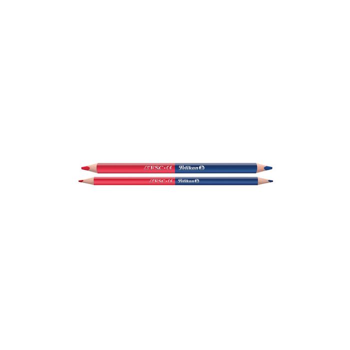 Pelikan Crayon bicolore fin, rouge/bleu