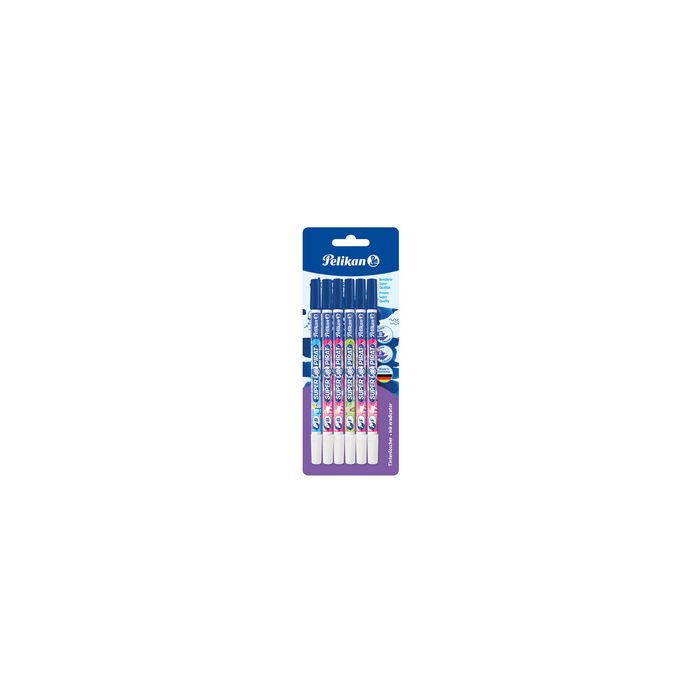 Pelikan Effaceur d'encre Super Pirat 850F/B, 6 pièces