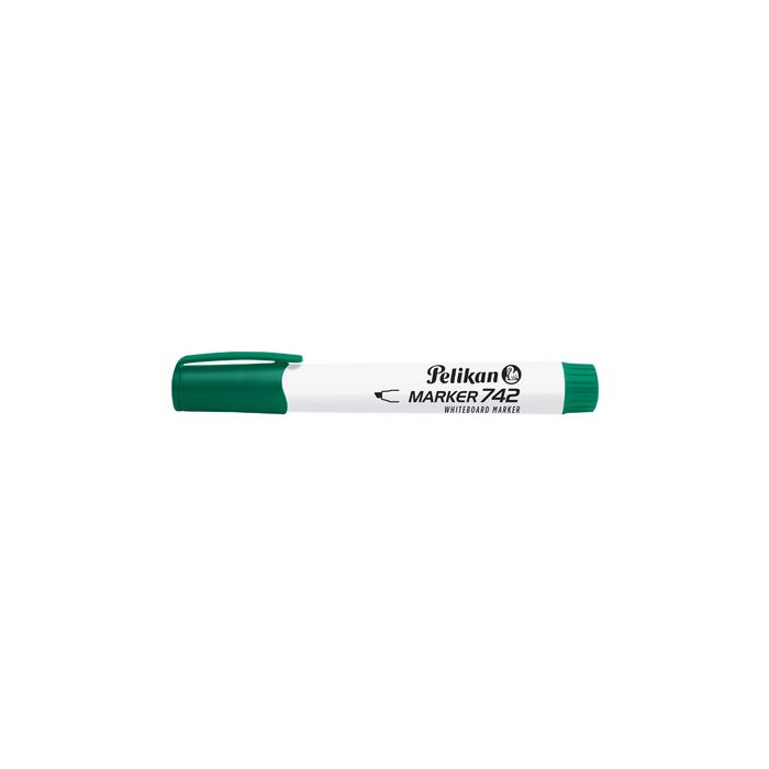 Pelikan Marqueur à tableau blanc 742, pointe biseautée, vert