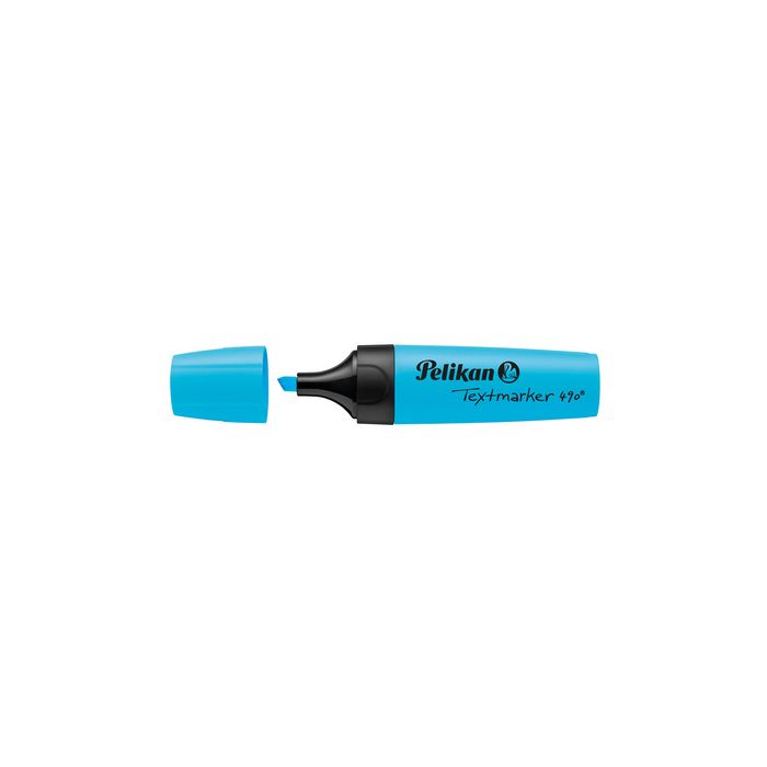 Pelikan Surligneur Textmarker 490, bleu fluo