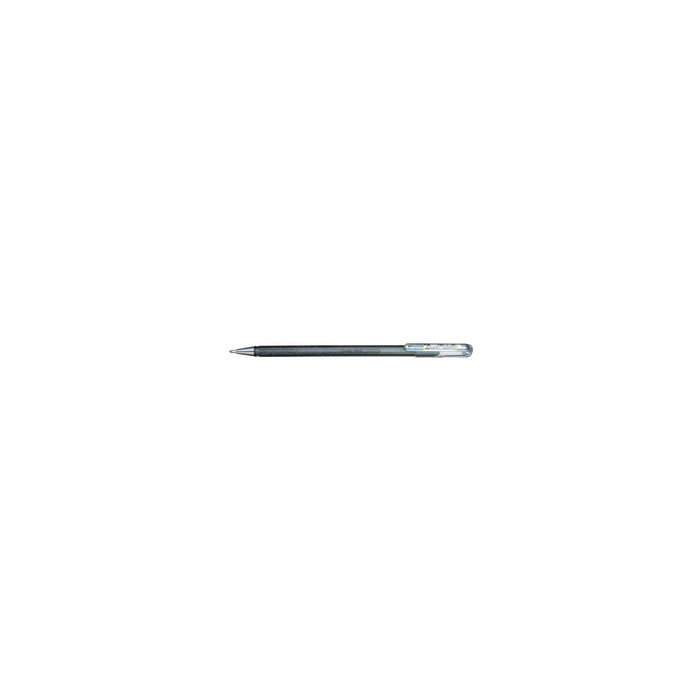 Pentel Hybrid Stylo roller encre gel "Dual Pen", argent