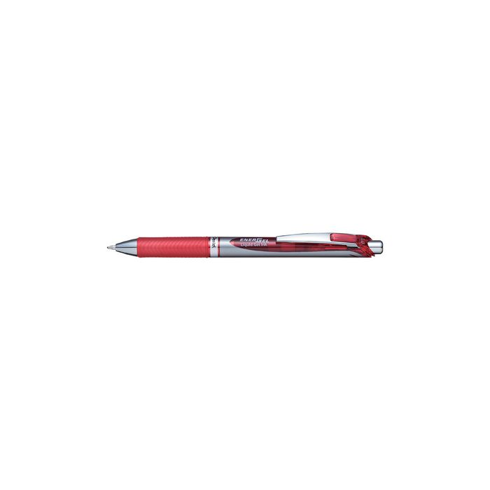 Pentel Liquid stylo roller à encre gel Energel BL80, rouge