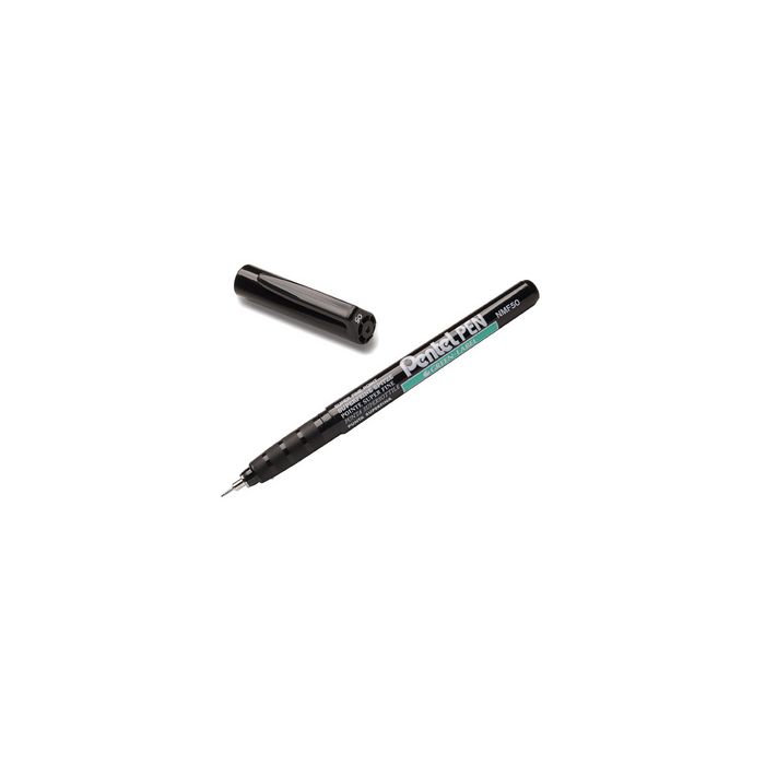 Pentel Marqueur permanent GREEN-LABEL NMF50, noir