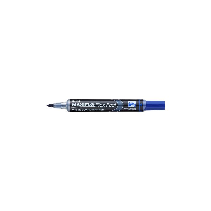 Pentel Marqueur pour tableau blanc MAXIFLO Flex-Feel, bleu