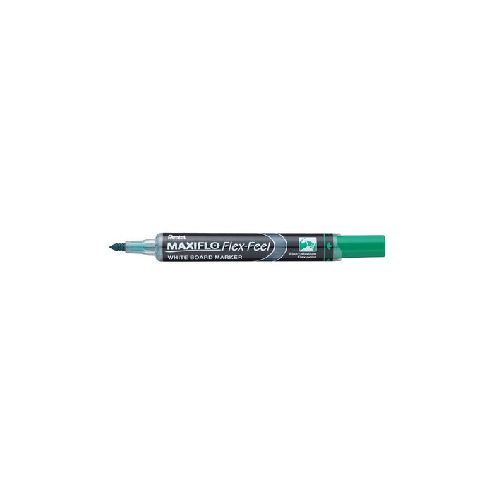 Pentel Marqueur pour tableau blanc MAXIFLO Flex-Feel, vert