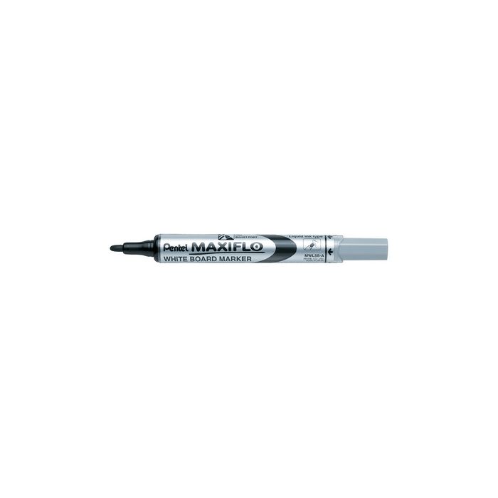 Pentel Marqueur pour tableau blanc MAXIFLO MWL5S, noir
