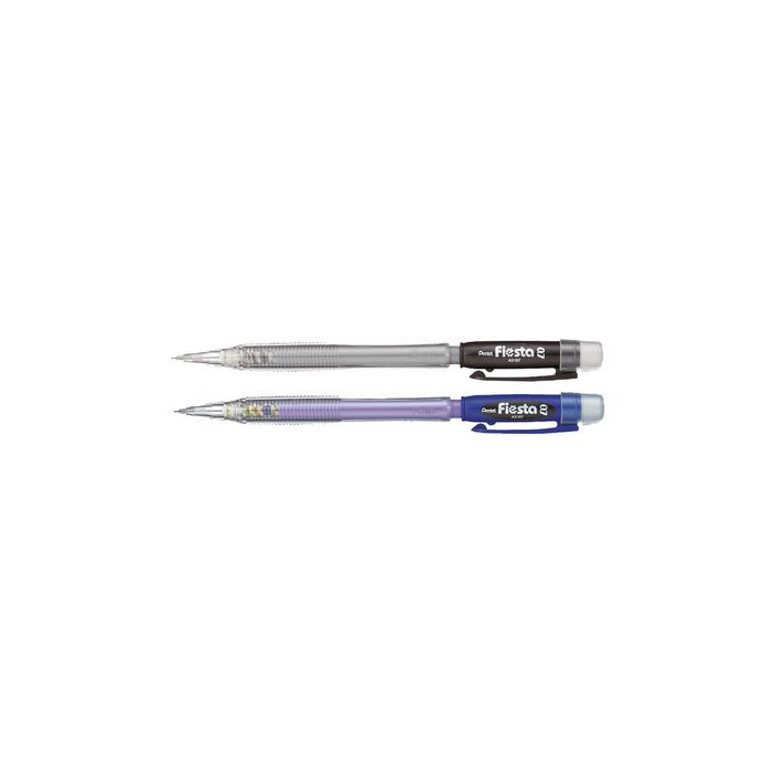 Pentel Porte-mines Fiesta AX107, noir transparent