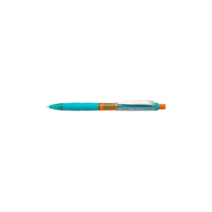 Pentel Porte-mines Q-Erase, 0,7 mm, menthe/orange