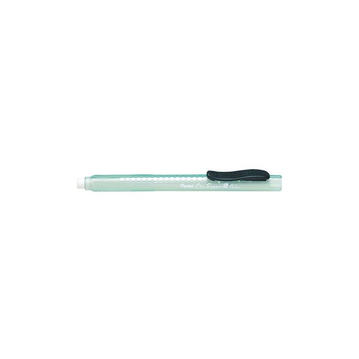 Pentel Stylo-gomme ClicEraser2 ZE11T, vert-transparent