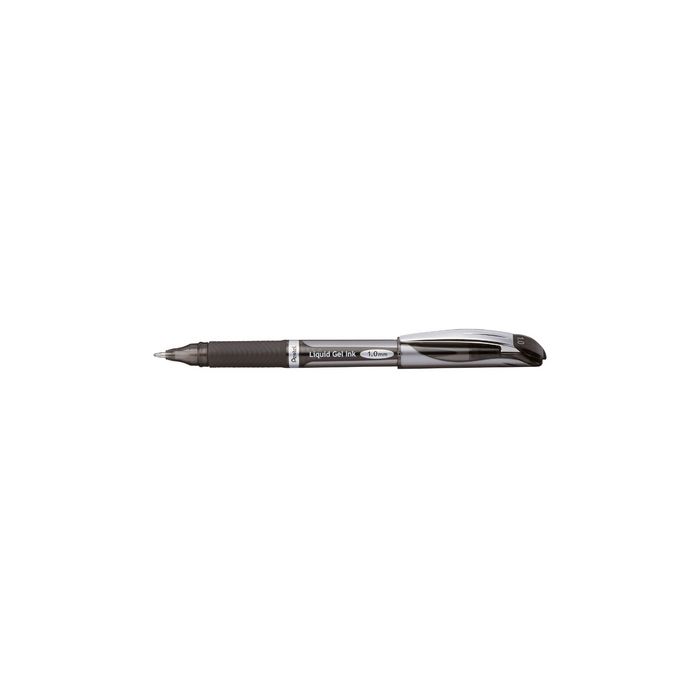 Pentel Stylo roller à encre gel EnerGel BL60, noir