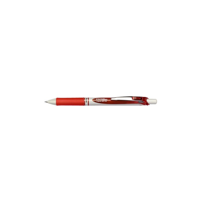 Pentel Stylo roller à encre gel EnerGel BL77 Eco, rouge