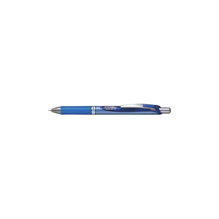 Pentel Stylo roller à encre gel liquide EnerGel BLN75, bleu