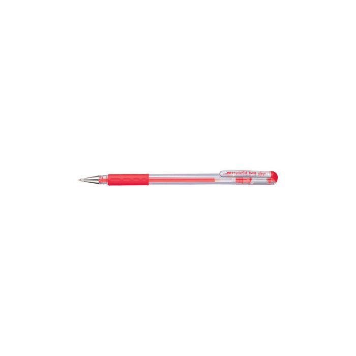 Pentel stylo roller à encre gel Hybrid Gel Grip K116, rouge