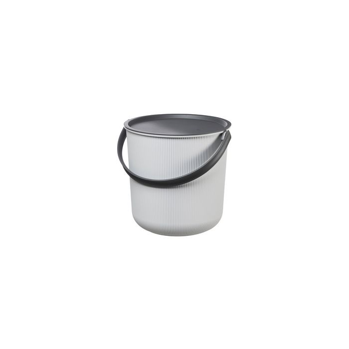 Plast team Seau de rangement AKITA, 53 litres, gris nuage