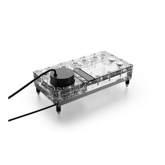 Pompe Watercooling avec réservoir Alphacool Core Distro Plate VPP Apex Gauche - 240mm (Noir/Transparent)