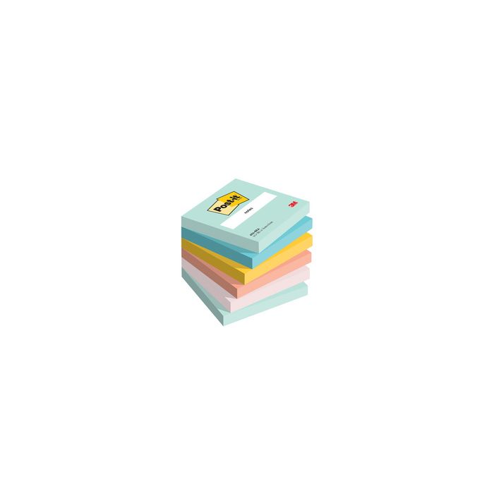 Post-it Bloc-note adhésif notes, 76 x 76 mm, Beachside