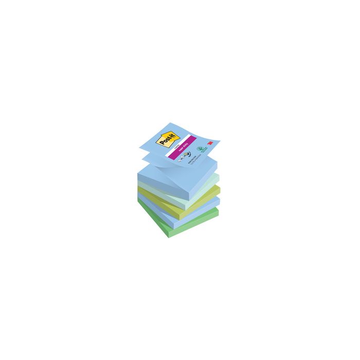 Post-it Bloc-note adhésif super sticky z-notes, 76 x 76 mm