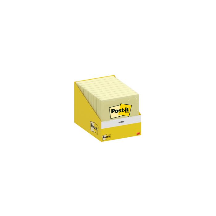 Post-it Bloc-note adhésif, 76 x 76 mm, jaune x10