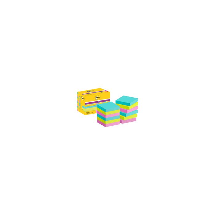 Post-it Bloc-note super sticky notes, 47,6 x 47,6 mm