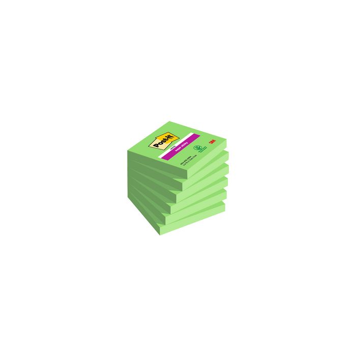 Post-it Bloc-note super sticky notes, 76 x 76 mm, vert