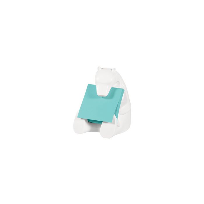 Post-it Distributeur Z-Notes Super Sticky "BEAR", blanc