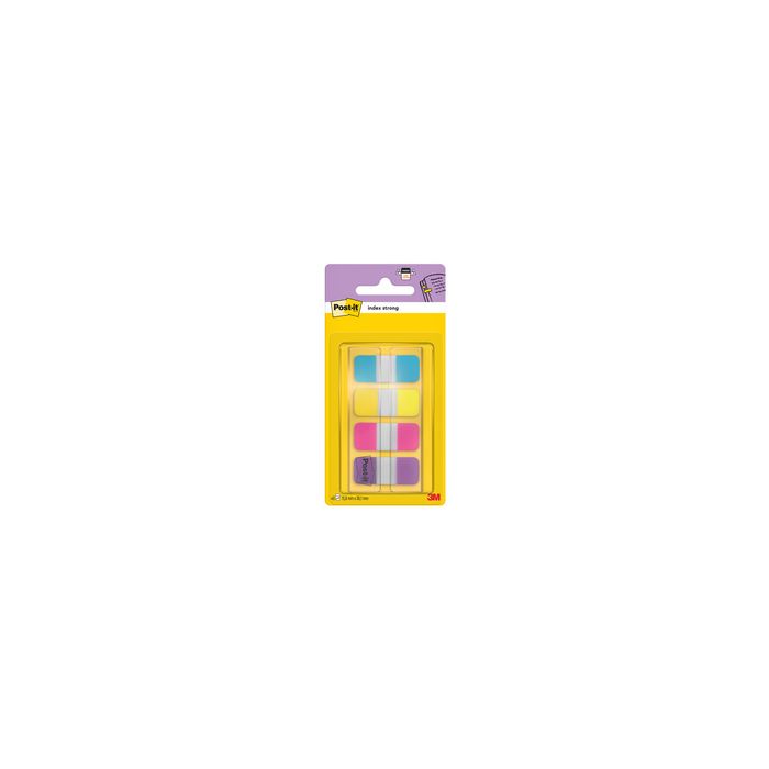 Post-it Marque-page Index Strong Mini, 16 x 38mm, 4 couleurs