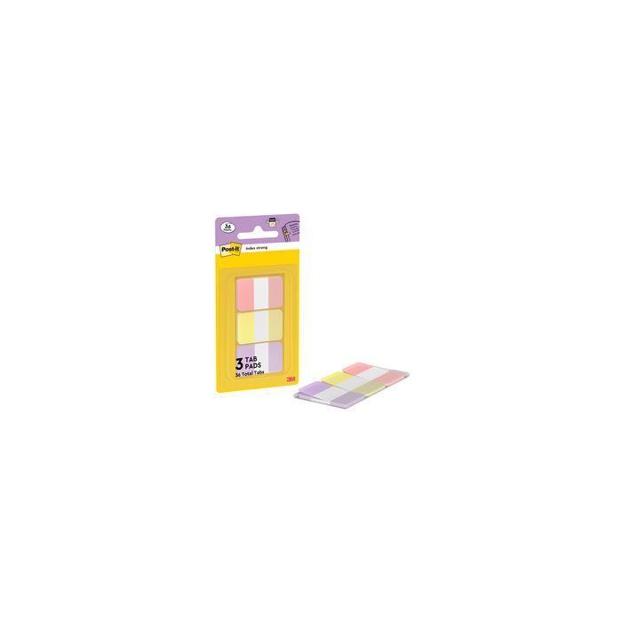 Post-it Marque-page rigide, standard, pastel
