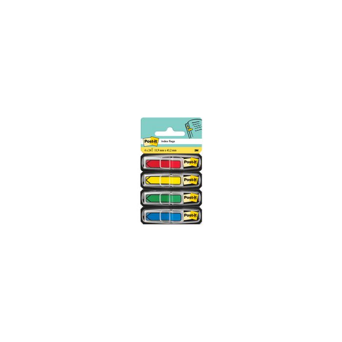 Post-it Marque-page Index Flèche, 11,9 x 43,2 mm, 4 couleurs