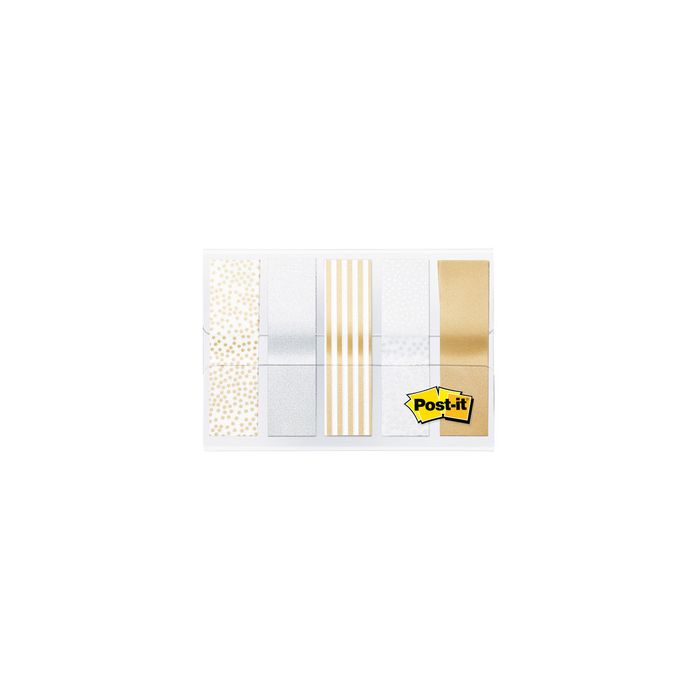 Post-it Marque-page Index Mini Metallic, 11,9 x 43,2 mm