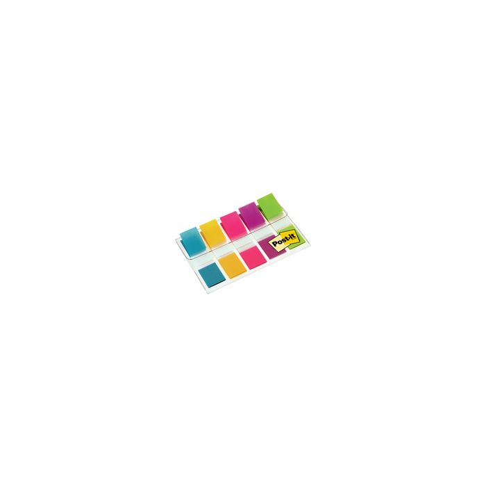 Post-it Marque-pages Index mini, 11,9 x 43,2 mm, 5 couleurs